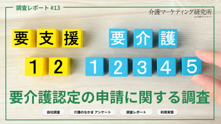 介護保険の申請は「必要になってから」が63％。未認定層の制度理解不足も明らかに